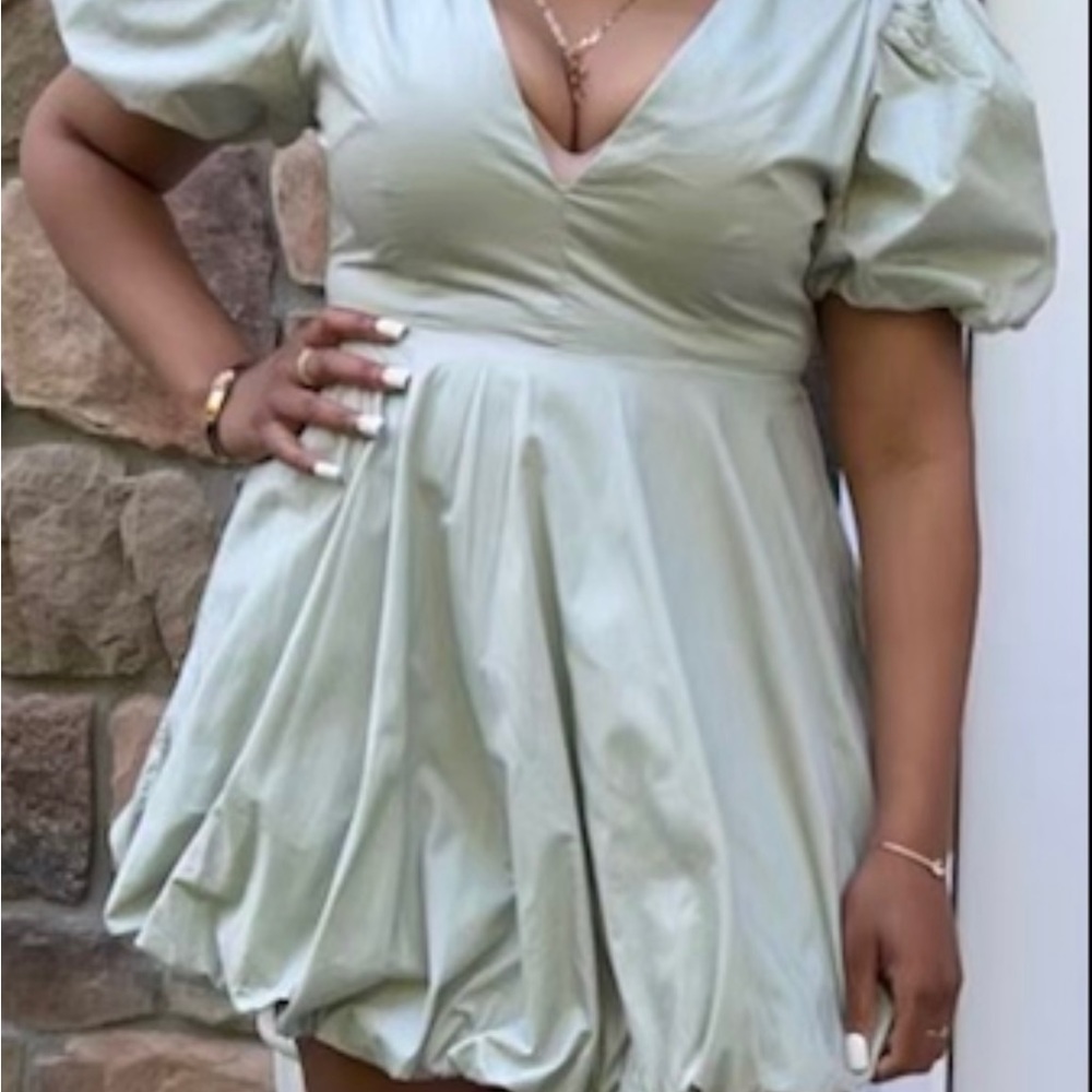 Brand new causal dress mint green